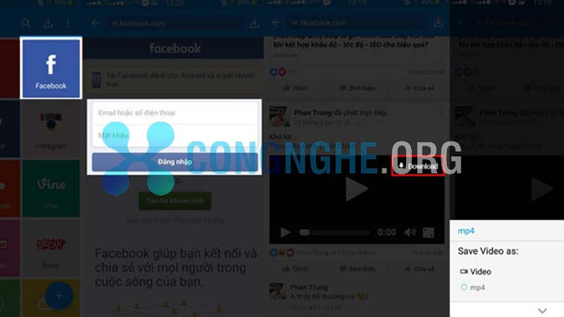 cách lấy video trên facebook