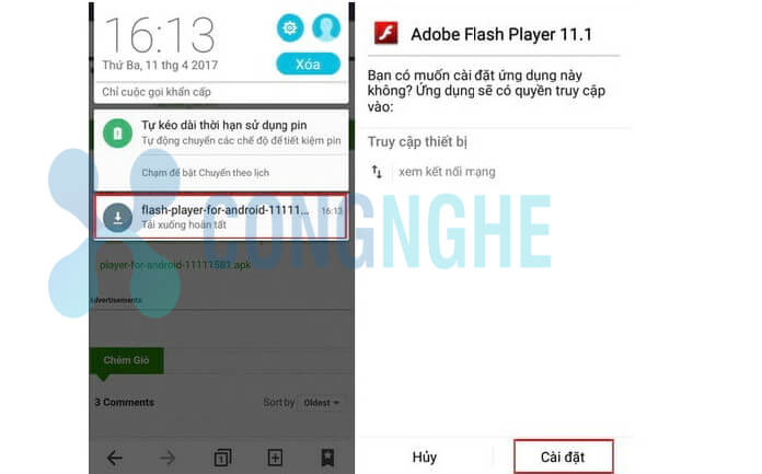 cách cài Adobe Flash Player cho Chrome
