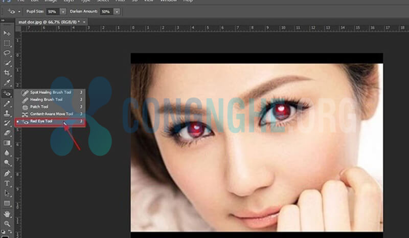 Cách khử mắt đỏ trong Photoshop chỉ với vài thao tác