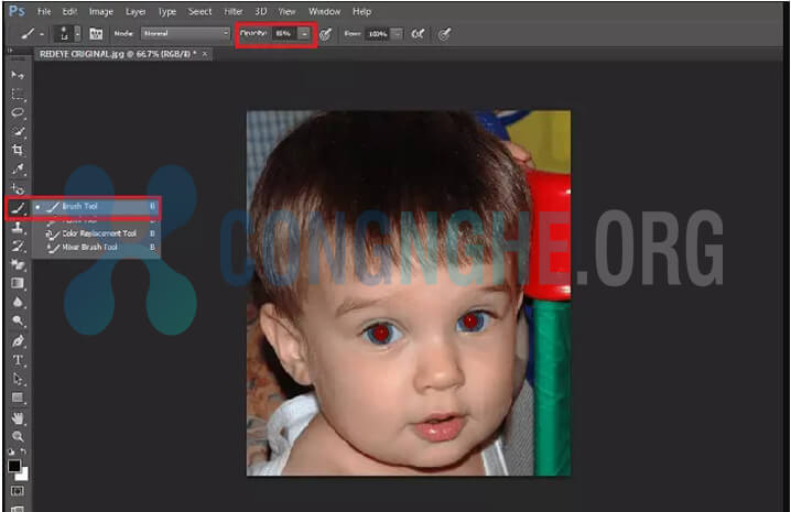 Cách khử mắt đỏ trong Photoshop chỉ với vài thao tác