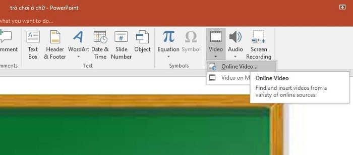 cách chèn video trên youtube vào powerpoint
