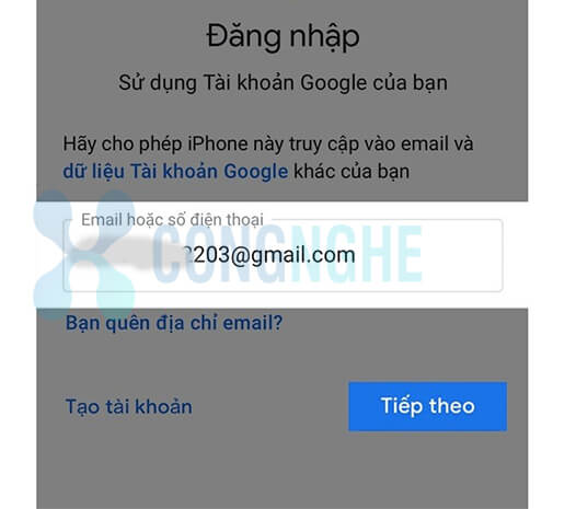 đồng bộ danh bạ iphone lên gmail