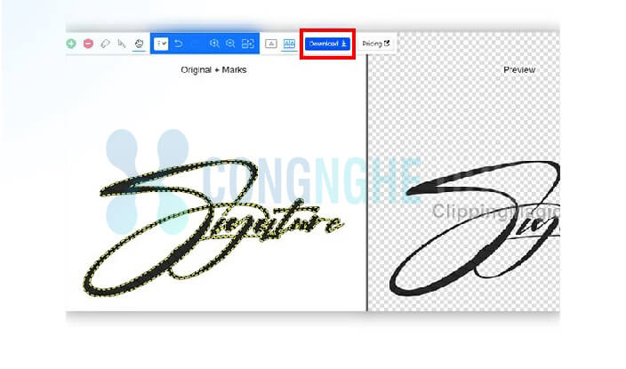 phần mềm tách chữ ký khỏi ảnh