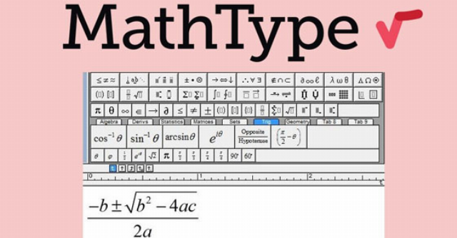 Giao diện MathType